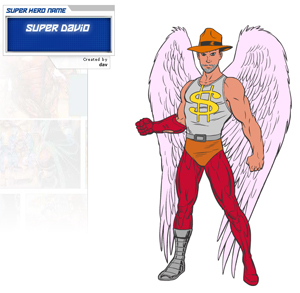 Mon avatar façon comic ... très comique d'ailleurs : un mélange entre Cobra, Indiana Jones et Superman
