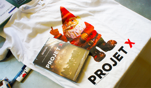 Un t-shirt et le DVD de "Projet X" à gagner