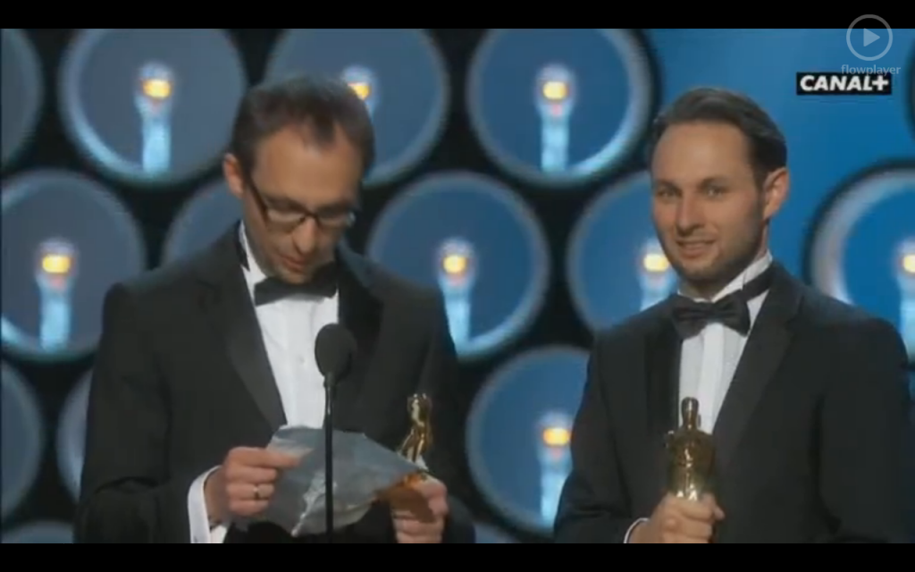 Alexandre Espigares et Laurent Witz "Mr Hublot" (Cocorico un Oscar pour des frenchies !!!)