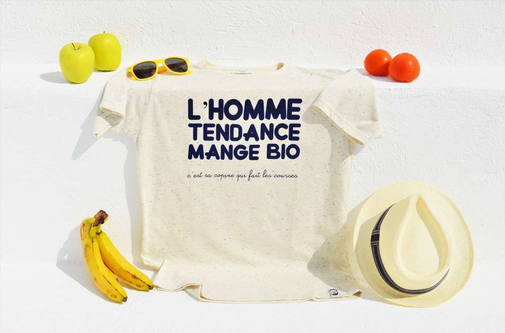 l'homme tendance mange bio