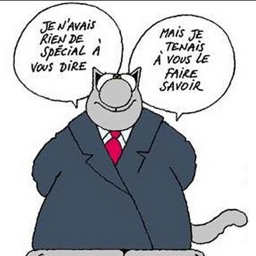 Votre pensée humeur joie du jour ! Geluck-lechat