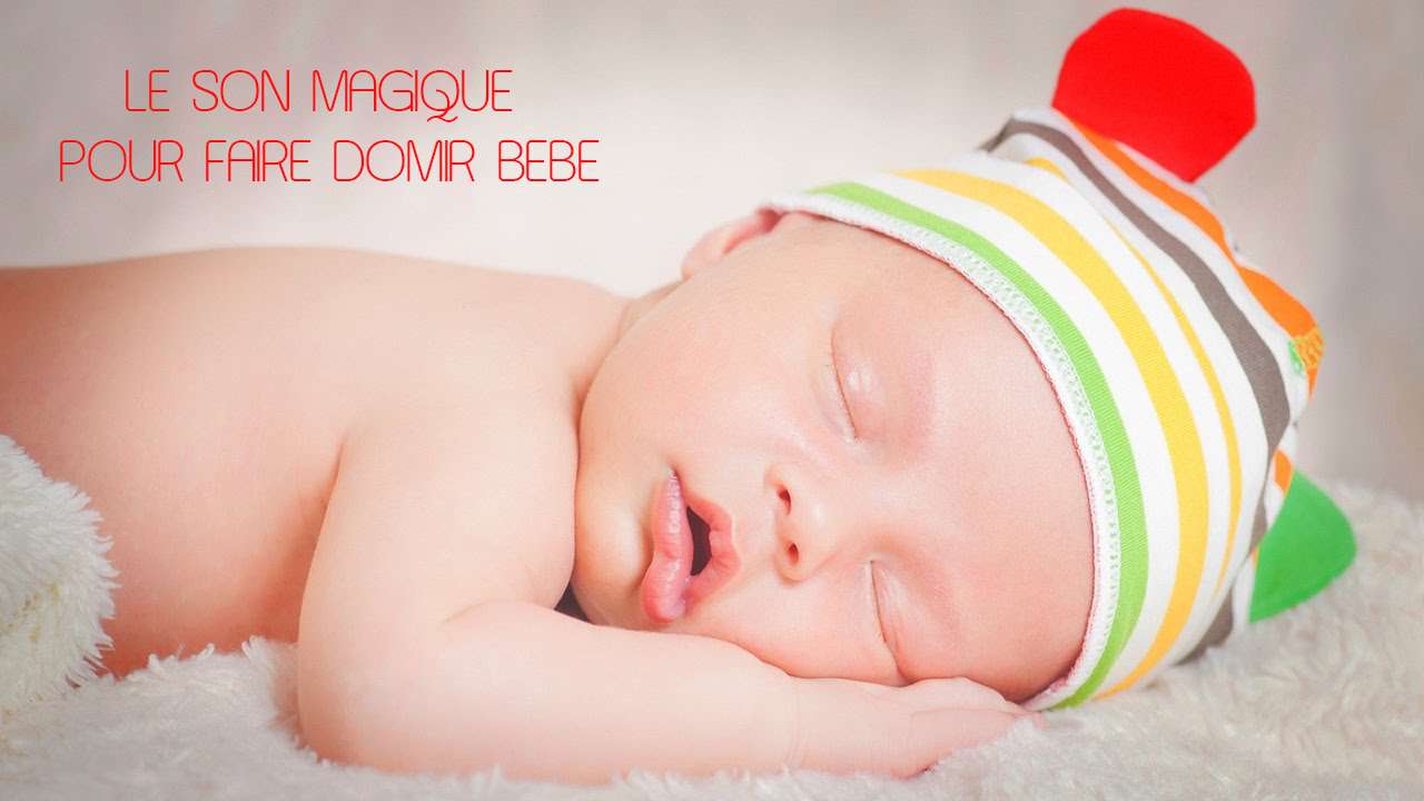 faire dormir bébé avec bruit blanc