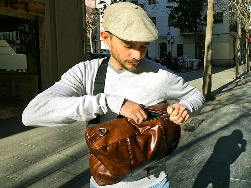 sac en cuir trendhim